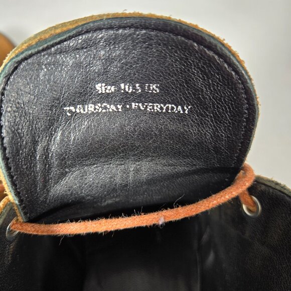 THURSDAY BOOT CO. The Scout Chukka Cognac Suede Thrusted Boots Men's Size 10.5. - Picture 17 of 17